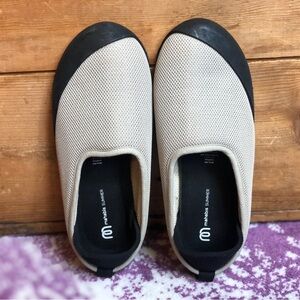 Mahabis summer slippers - EU 38 - khaki mesh summer slip on shoe/slipper